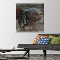 Igra prijestolja - Daenerys Targaryen zidni poster sa drvenim magnetskim okvirom, 22.375 34
