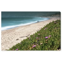 Piste avenue nautički i obalni zid umjetnosti platneni otisci 'Curo Cardenal - obalno obalno cvijeće -