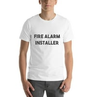 Protivpožarni Alarmni Instalater Bold T Shirt Kratki Rukav Pamučna Majica Undefined Gifts
