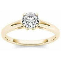 Carat T.W. Dijamantni zaručnički prsten u 14KT žutom zlatu