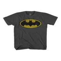 Warner Brothers Batman Crayon Boss Boys grafički majica sa kratkim rukavima, 2 pakovanja, veličine 4-18