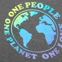 Humor muške i velike muške Yin Yang i one Planet kratki rukav grafička grafička majica, 2 pakovanja
