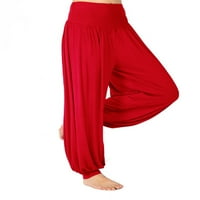 Žene Ležerne prilike, Harem hlače u visokim strukom Labavi Ležerne salone Yoga hlače plus veličine joggers hlače
