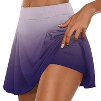 Joga ženska suknje za tenis Visoko struk Atletski golf lažni dvostruke šorc hlača na prodaju