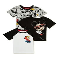 Disney Mickey Mouse grafičke majice za djecu i mališane, 3 pakovanja, veličine 12m-5T