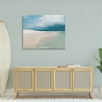 Stupell Industries miran Clear Summer Beach Waves Slikarstvo Galerija Zamotana platna Print Wall Art, Dizajn Kim Allen