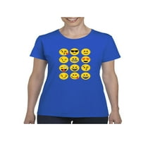 - Ženska majica kratki rukav - Emoji grupa