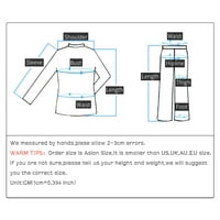 Dadaria grafički duksevi Y2K za žene dugih rukava s dugim džepom dukserice pulover duksere bluza XXL XX