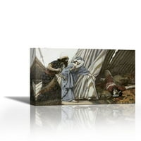 Jael prikazuje Barak, Sisera Leži mrtva - Savremena likovna umjetnost Giclee na platnu Galerija WAPH -