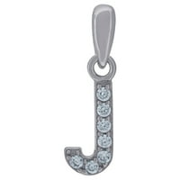 Sterling Silver Unise CZ kubni cirkonij simulirani dijamant naziv slova personalizirani Monogram početna