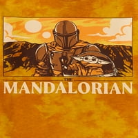 Star Wars Mandalorian Boys kratke rukave grafičke majice, 2 pakovanja, veličine XS-XXL