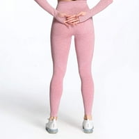 Žene Bespremljene gamaše visoke struke Tummy Control Workout Yoga hlače za podizanje teretane