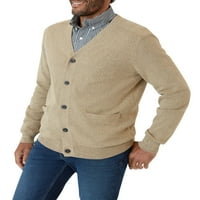 Chaps muški prednji džemper od pamučnog dugmeta-veličine XS do 4XB