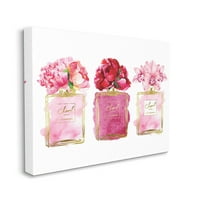Stupell Floral Glam Fashion marke parfemi Ljepota i modna slika Galerija zamotana platna Print Wall Art