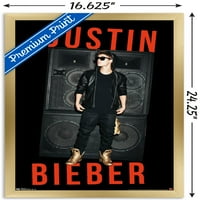 Justin Bieber - zvučnici 16,5 24.25 Uokvireni plakat