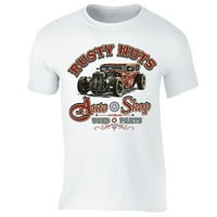 Xtrafly Odjeća Muška rusty majica Majica Auto Shop Classic Garaža za automobile Motocikl Biker majica