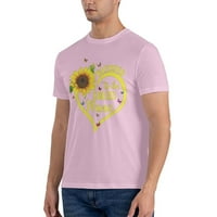 Blagoslovljeno da se zove Nana Sunflower muški Osnovni kratki rukav T-Shirt Pink 3x-Large