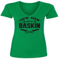 Tražiš Baskin žensku majicu sa V-izrezom