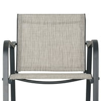 Ontiveros 28.74 barska stolica za terasu, Broj barskih stolica uključeno: 2, materijal vanjskog okvira: Metal