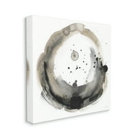 Stupell kružna savremena boja Splash apstraktno slikarstvo Galerija zamotana platna Print Wall Art