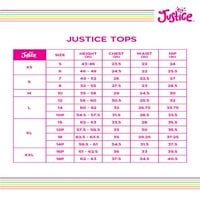 Justice Girls Collection Front Front grafička majica, Veličine XS - XXL