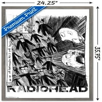 Radiohead - zidni poster za pisanje, 22.375 34