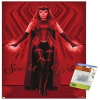Marvel Wandavision - Scarlet Witch zidni poster sa pushpinsom, 14.725 22.375