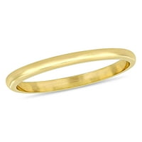 10kt ženski vjenčani prsten od bijelog zlata