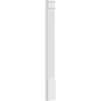 7 W 60 H 2 P Kanelirani PVC Pilaster w dekorativni kapital i baza