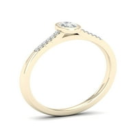 1 5CT TDW Marquise Diamond 10k klasični zaručnički prsten od žutog zlata