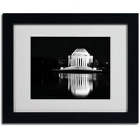 Zaštitni znak Likovna umjetnost Jefferson Memorial Umjetnost platna kompanije CATeyes, crni okvir
