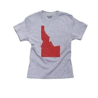Idaho Red Republichan - Izborna silueta Djevojka Pamučna mladost siva majica