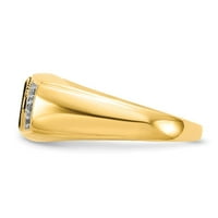 14k žuto zlato ili kvalitetan real dijamantski muški prsten