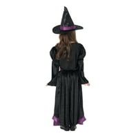Morph kostimi ljubičasta vještica Noć vještica za djecu, djevojke s