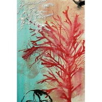 Marmont Hill Crveni koralj Christine Lindstrom slikarski ispis na zamotanom platnu