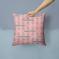 Akvarel organizovani papirni kopč ružičasti tkaninski ukrasni jastuk