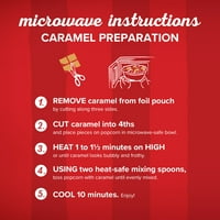 Orville Redenbacher's Melt On Caramel Microwave kokice, Caramel Corn, 2. Oz, Ct