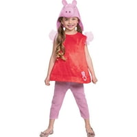 Maskirajte klasični kostim svinje Peppa za djevojčice-veličina 2T